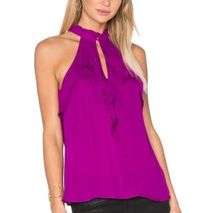 BLACK Parker Ruffle Top size Small